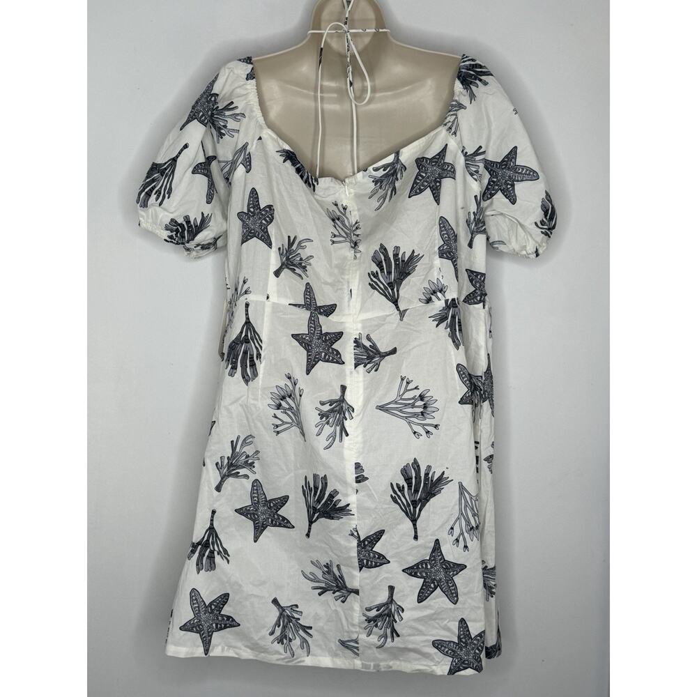 Never Fully Dressed White Reef Rocco Curve Cotton Halter Mini Dress Sz 20 NWT - Picture 7 of 10